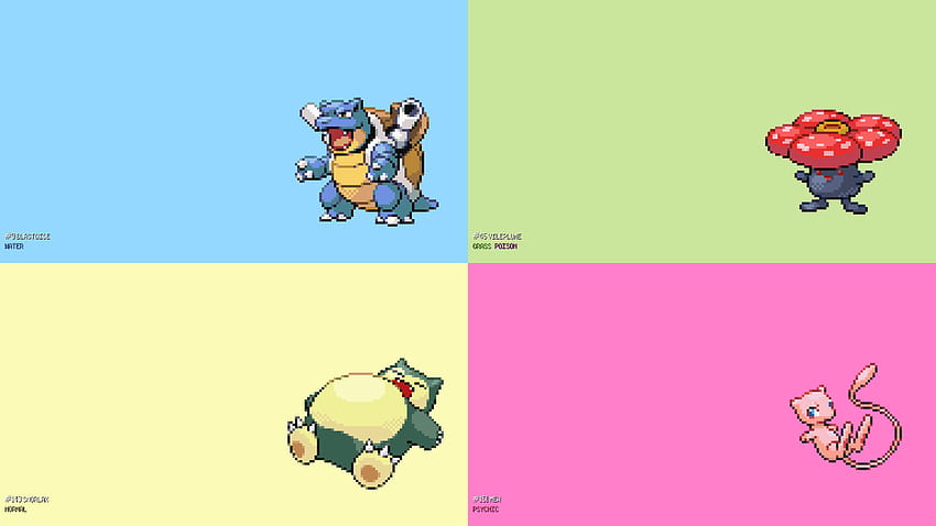 1920×1080 I Created A Collection With All Pokémon From FireRed LeafGreen Each One Themed After The Type Of It's Pokémon. (Link In Comments) – Gogambar, Pokemon Fire Red HD wallpaper