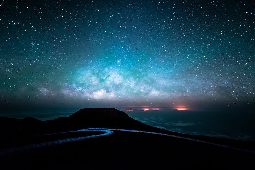 Ultra Milky Way and Background , Milky Way Ocean HD wallpaper