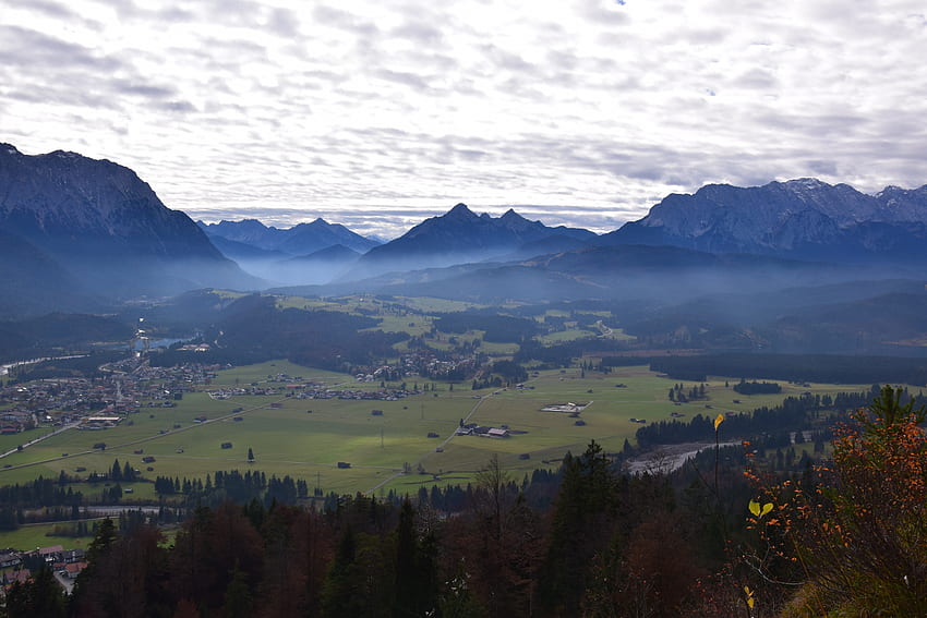 자연, 산, 독일, 바이에른, Zugspitze, Tsugspitze HD 월페이퍼