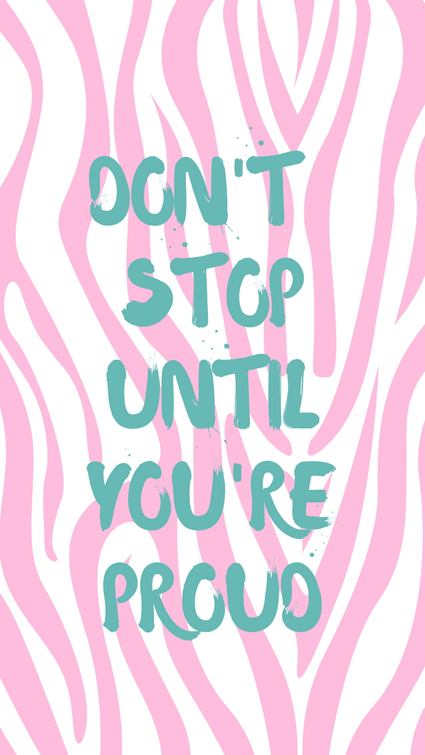 Motivational Quotes iPhone Collection - Cute Motivation Pink iPhone - - HD phone wallpaper