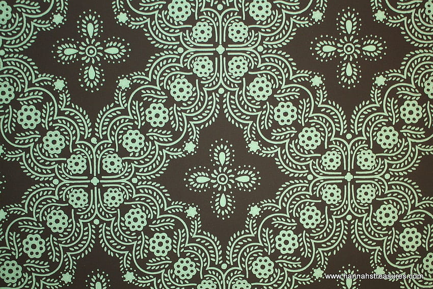 1940s Vintage Mint Green Geometric HD wallpaper