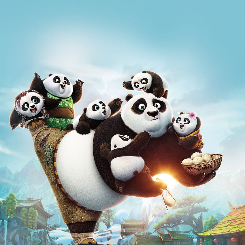 Seni Anime Kungfu Panda wallpaper ponsel HD