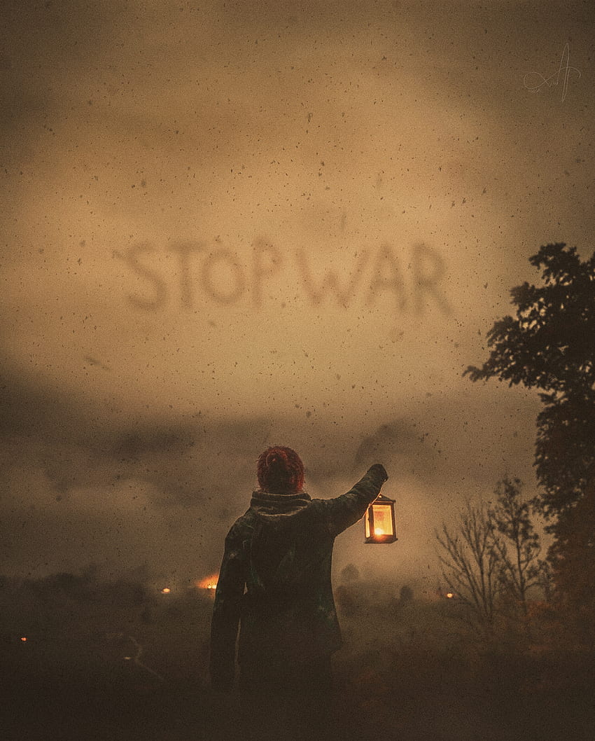 Спрете войната, атмосфера, тъмно изкуство, небе, невинен, сюрреализъм, Украйна, спрете войната, Русия HD тапет за телефон