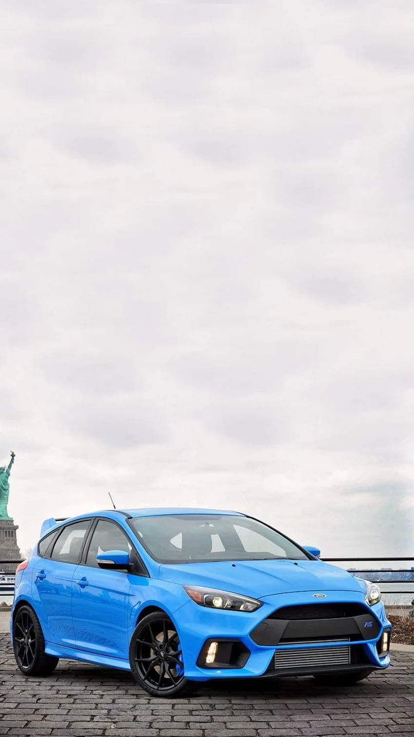 Teléfono Universal / Azul Nitroso Focus RS, Ford Focus RS fondo de pantalla del teléfono