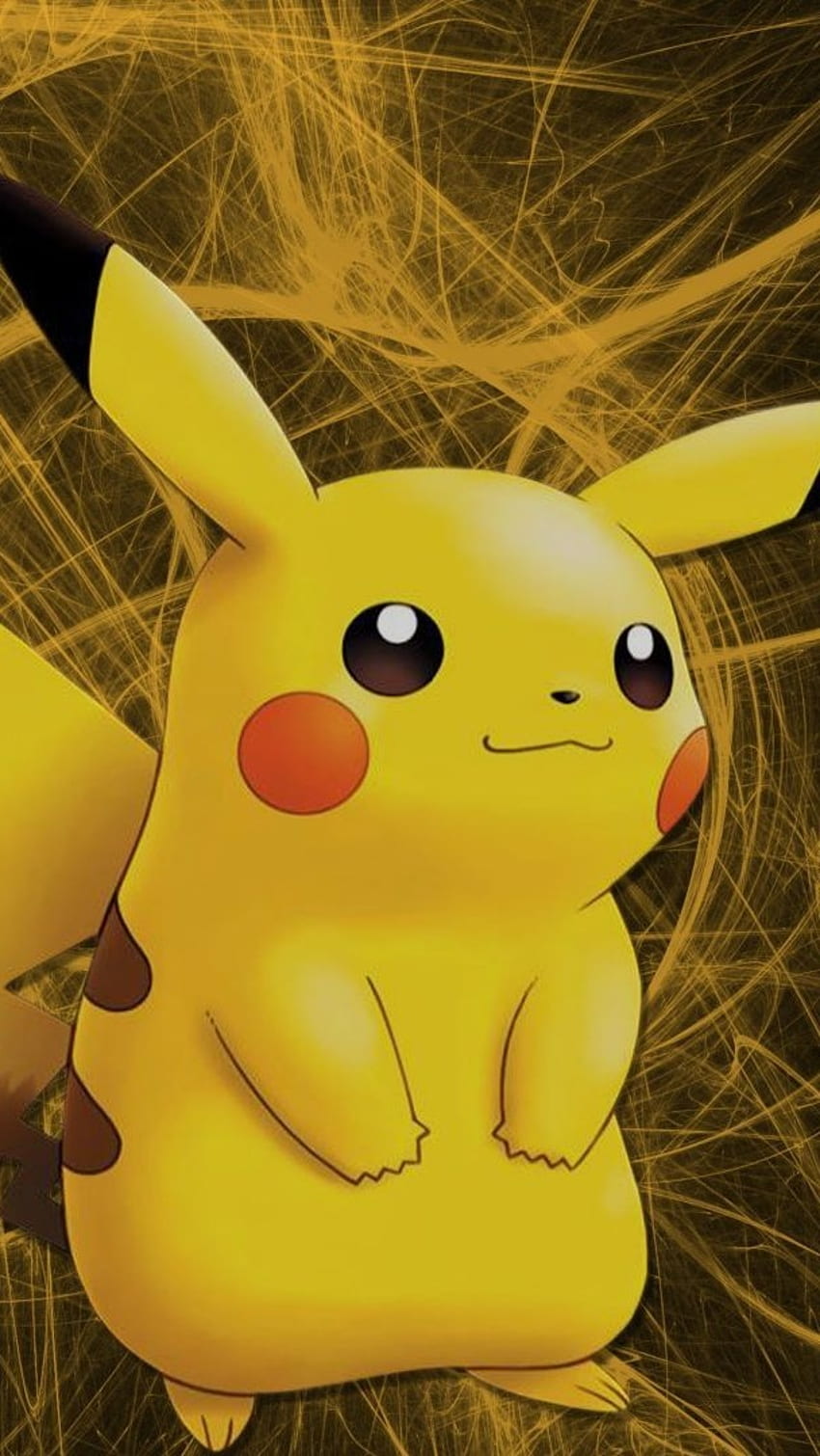 Pikachu fofo, pokémon, desenho animado Papel de parede de celular HD