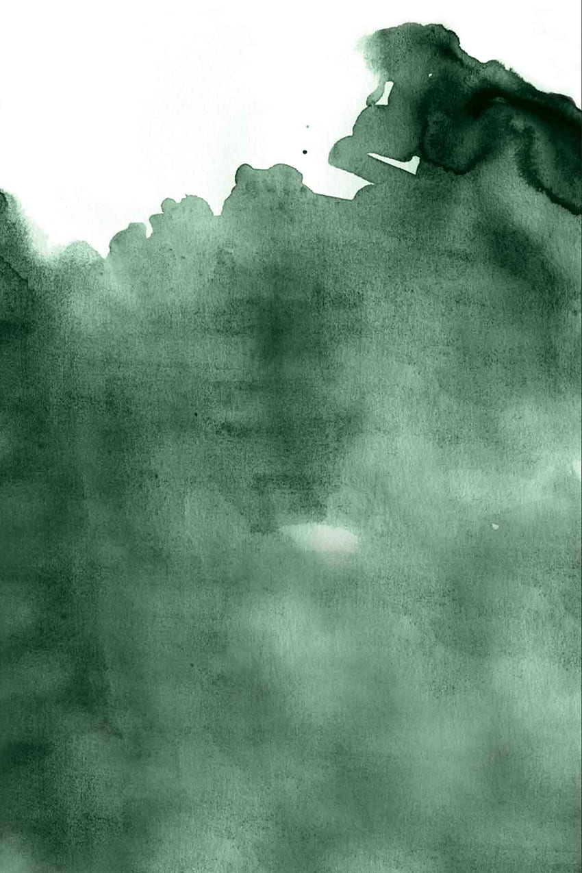Acuarela Verde Esmeralda, Acuarela Verde fondo de pantalla del teléfono