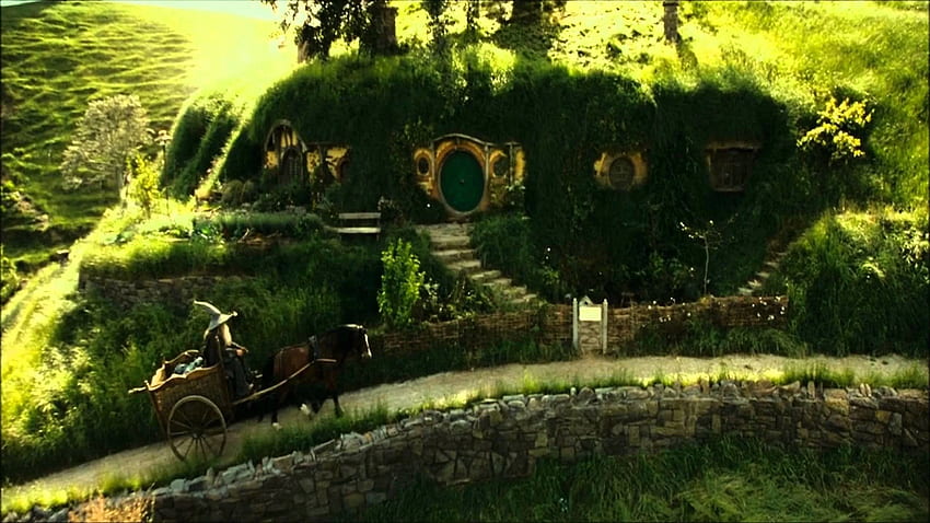 The Hobbit the Shire HD wallpaper