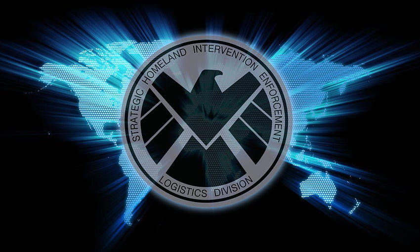 S.H.I.E.L.D Marvel, Agents of Shield Logosu HD duvar kağıdı
