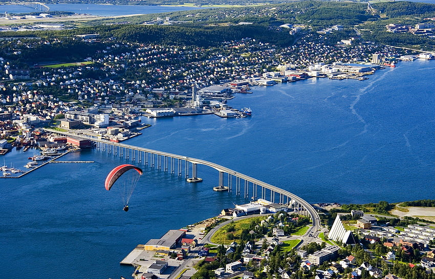 Tromso - Norvège, europe, villes, tromso, villes, norvège Fond d'écran HD