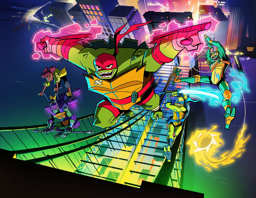 Rise Of The Teenage Mutant Ninja Turtles 2018, Programas De Televisión, Tortugas Ninja Animé fondo de pantalla