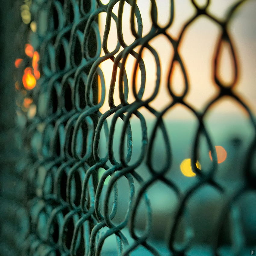 Chain Link Fence iPad HD phone wallpaper