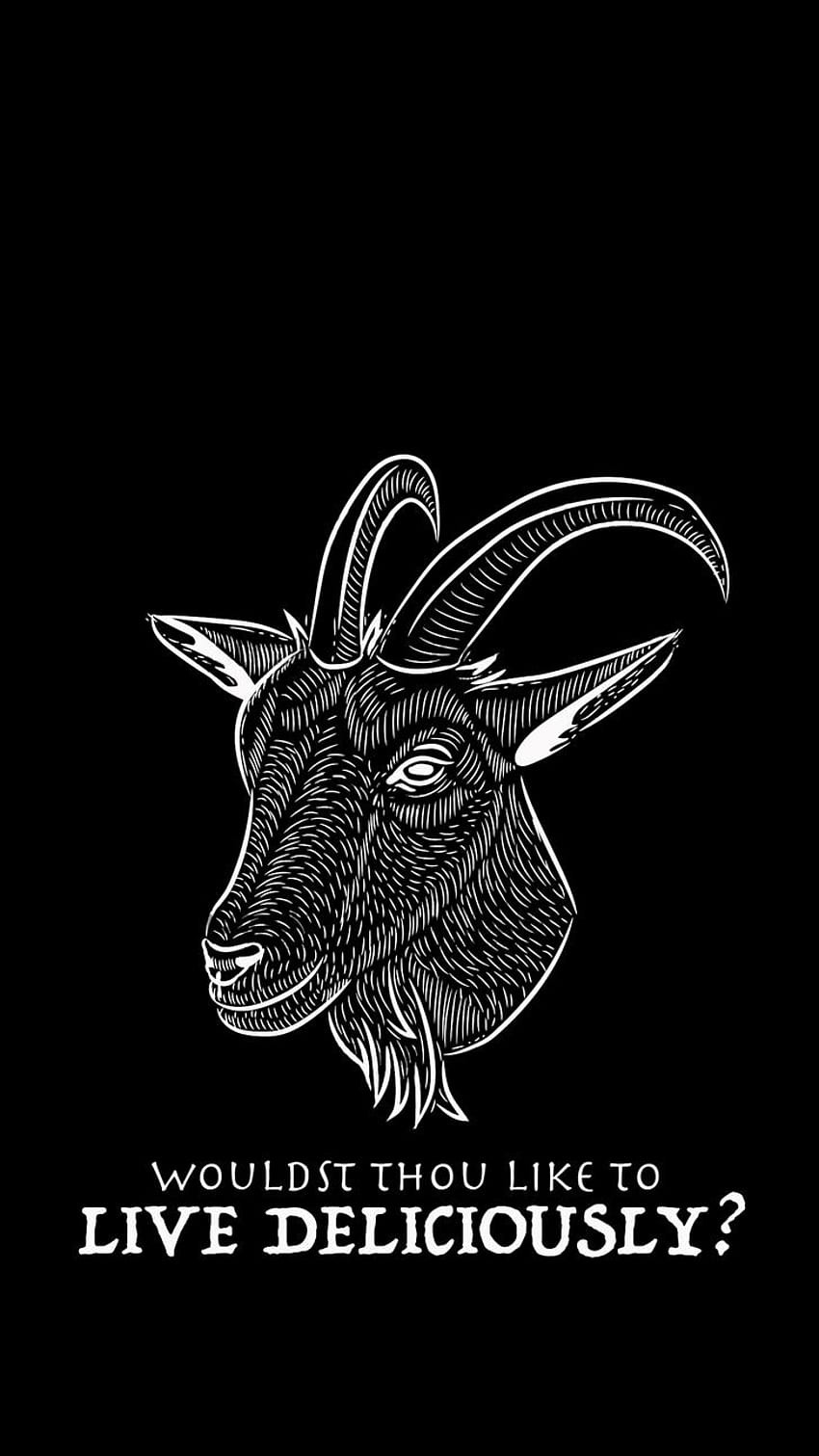 Goat gead Goat head not working bindingofisaac, Goat Art HD phone wallpaper
