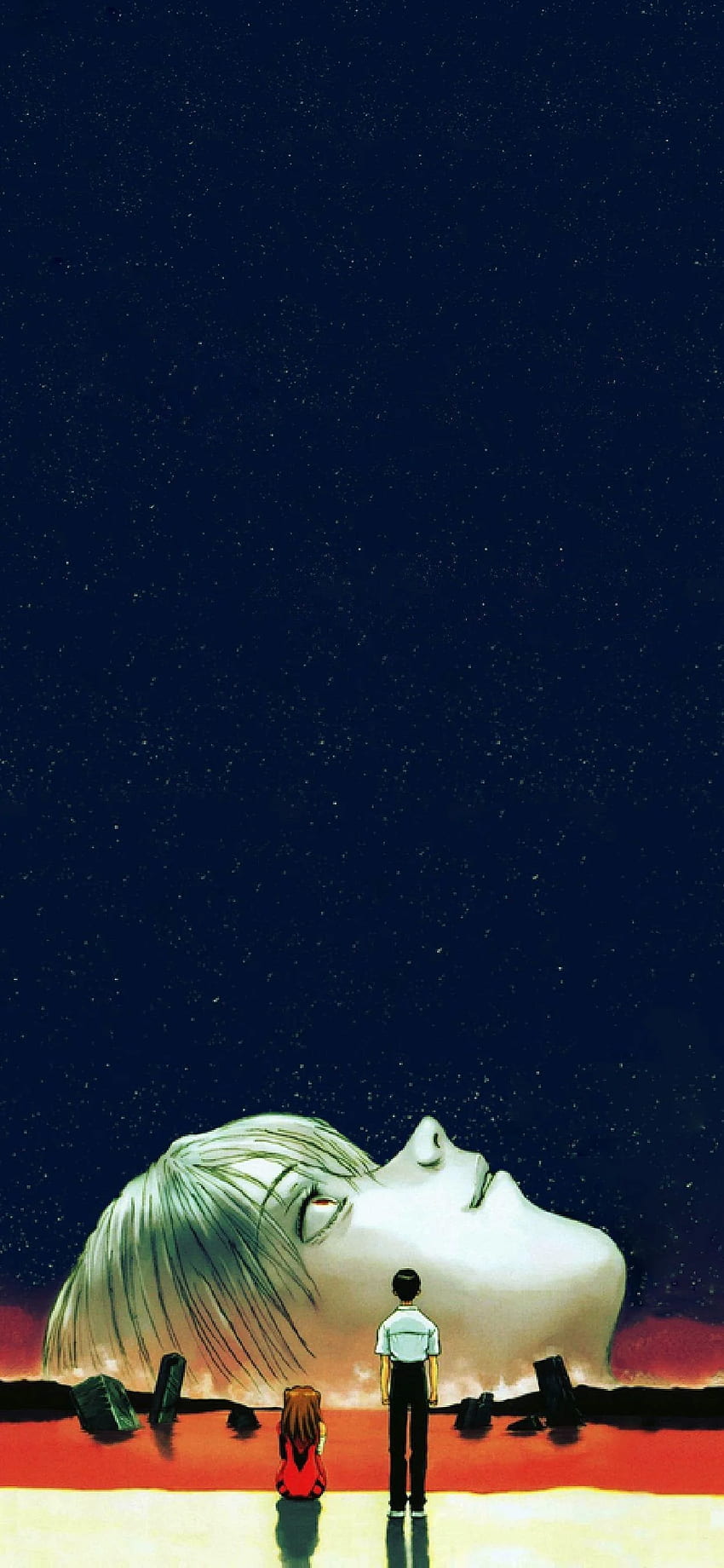 Ende des Evangelion-Telefons: Evangelion, Neon Genesis Evangelion HD-Handy-Hintergrundbild