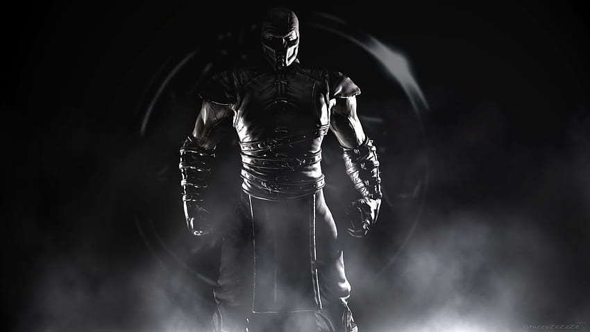 Masalah bau Mortal Kombat X. Cyber ​​Smoke ( Triborg ). Wallpaper HD