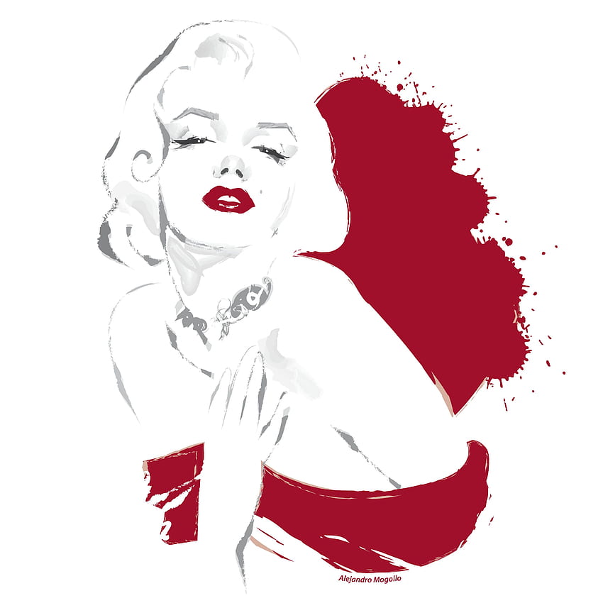 Marilyn Monroe. Marilyn Monroe-Kunstwerk, Marilyn Monroe-Zeichnung, Marilyn Monroe-Malerei, Marilyn Monroe-Pop-Art HD-Handy-Hintergrundbild