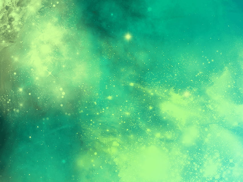 Mint Green Galaxy, Pastel Green Aesthetic HD wallpaper