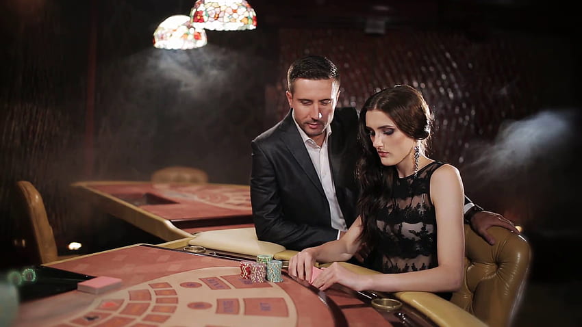 Guy and girl make bets on blackjack in casino HD wallpaper | Pxfuel