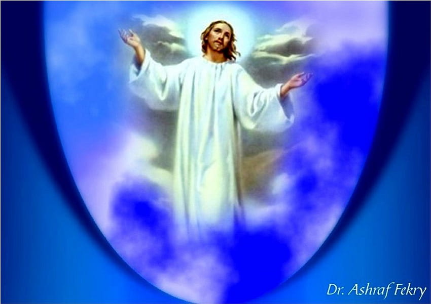 Yesus Kristus ke surga, tuhan, yesus, kristus, surga Wallpaper HD