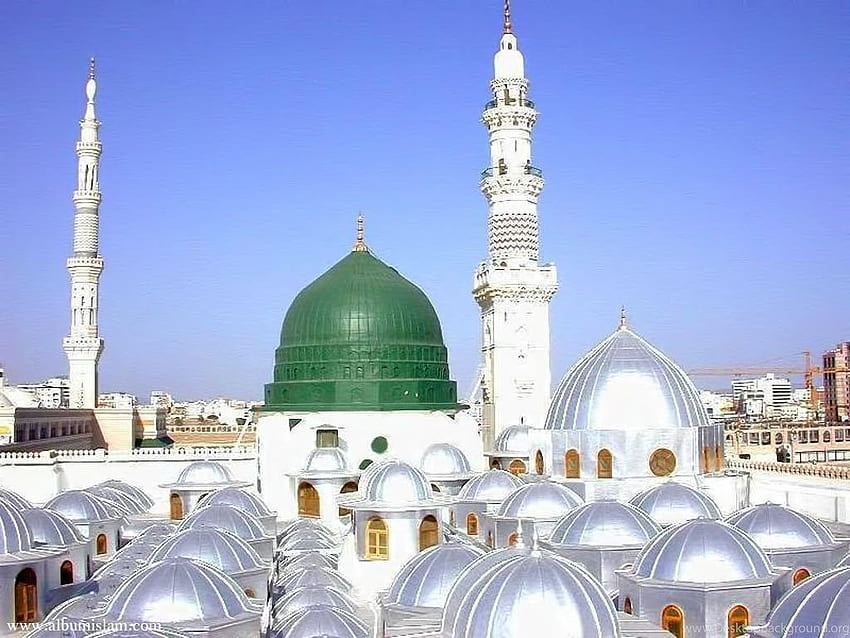 World Islam Zone: Madina (Masjid Al Nabawi) HQ Standard Background Sfondo HD
