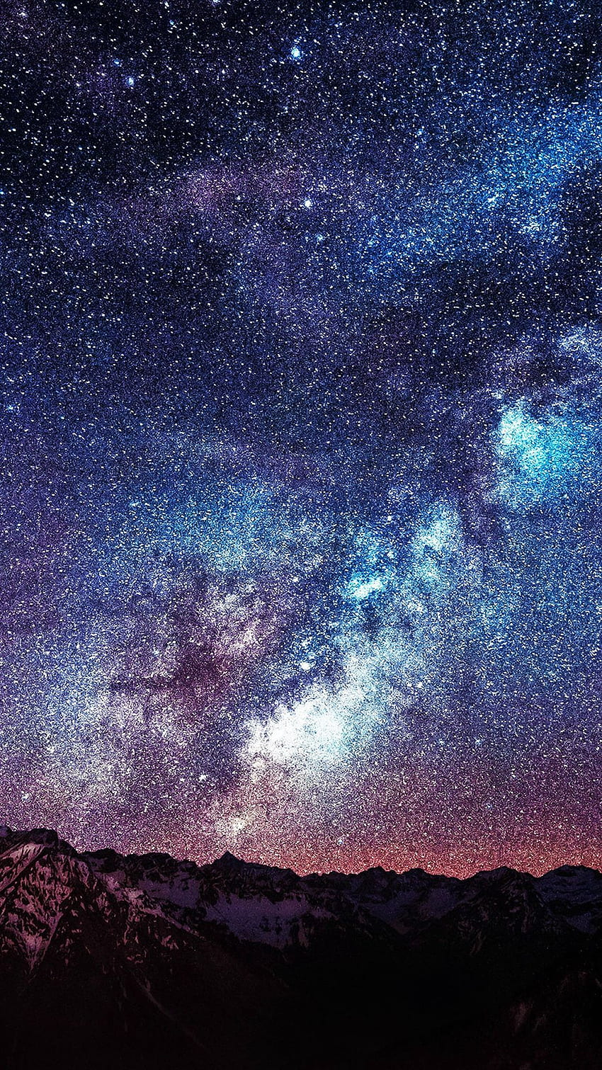 Amazing Milkyway Space Mountain Red iPhone 6 . Recipes to HD phone wallpaper