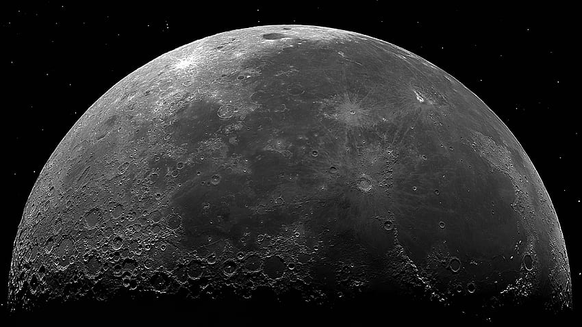 Resolusi Half Moon , Space , , dan Latar Belakang, Dark Half Moon Wallpaper HD