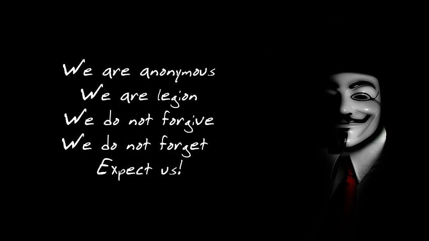 Anonymous Quotes I HD wallpaper