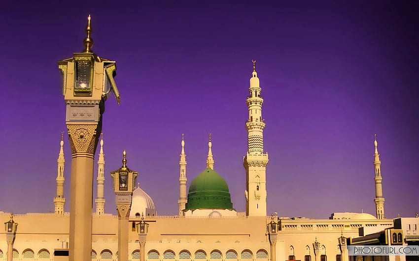 Madina Munawara, Roza E Rasool, Masjid Nabawi HD-Hintergrundbild