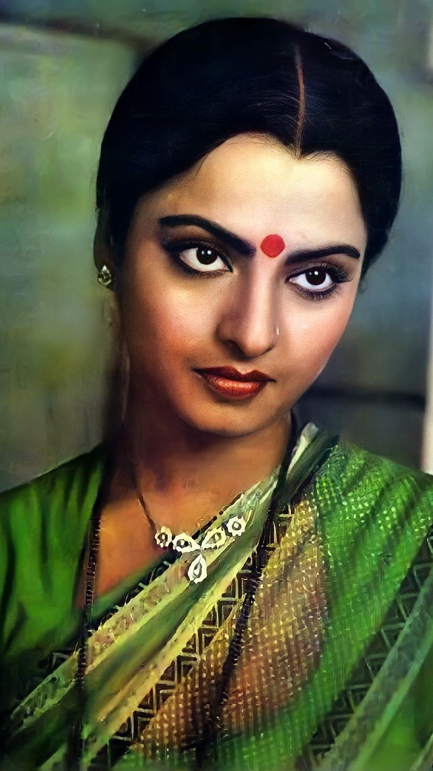 Rekha, bollywood actress HD phone wallpaper