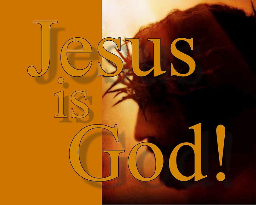 Jesus is God!, god, jesus, christ, saviour HD wallpaper