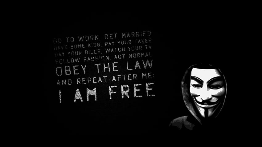 Anonymous Hackers and Stock . Visual, Anonymous Hacker Mask HD wallpaper