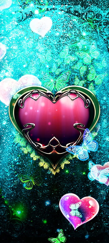 HD wallpaper Holiday Valentines Day Glitter Heart Pink Rose  Sparkles  Wallpaper Flare