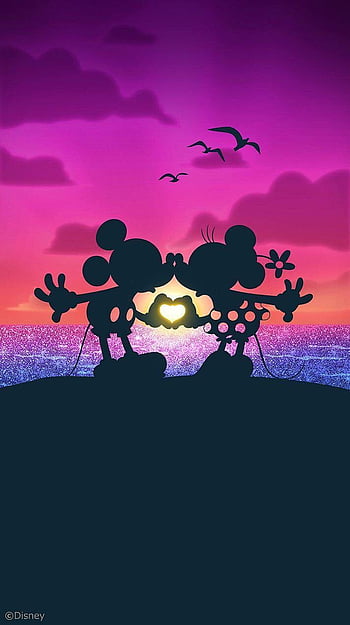 3D Romantic Mickey and Minnie Wallpaper – My Original Wallpaper