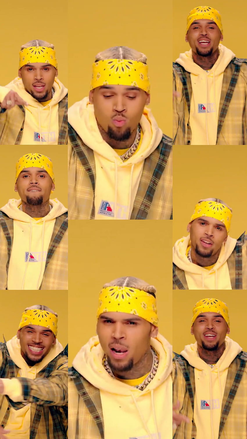 Chris Brown wackelt gelb auf. Chris Brown Hoot, Breezy Chris Brown, Chris Brown, Chris Brown Aesthetic HD-Handy-Hintergrundbild