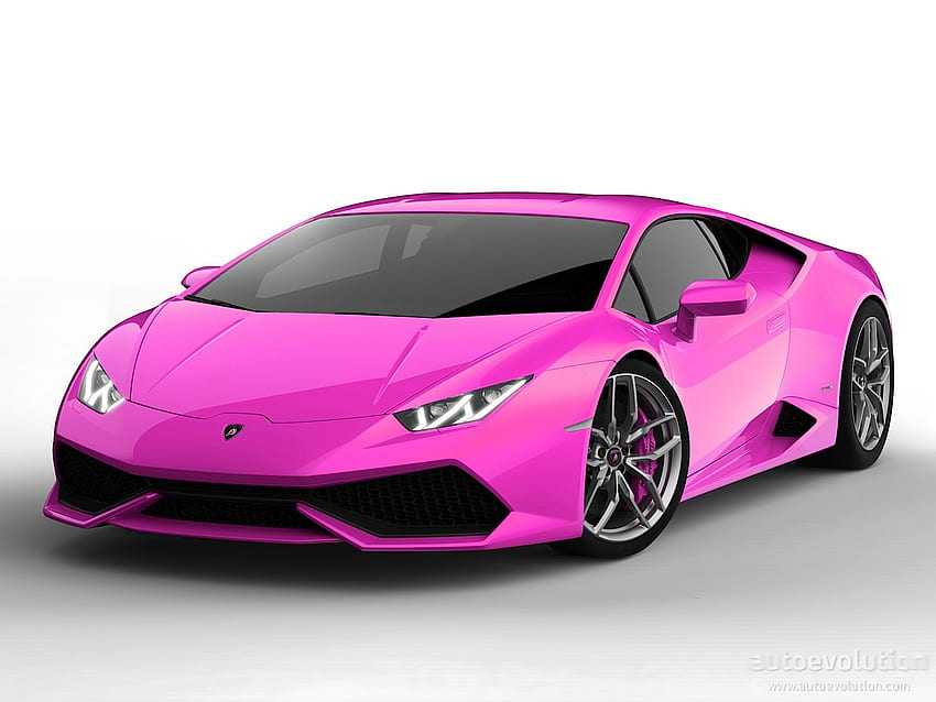 Lamborghini Huracán rosa. Alto papel de parede HD