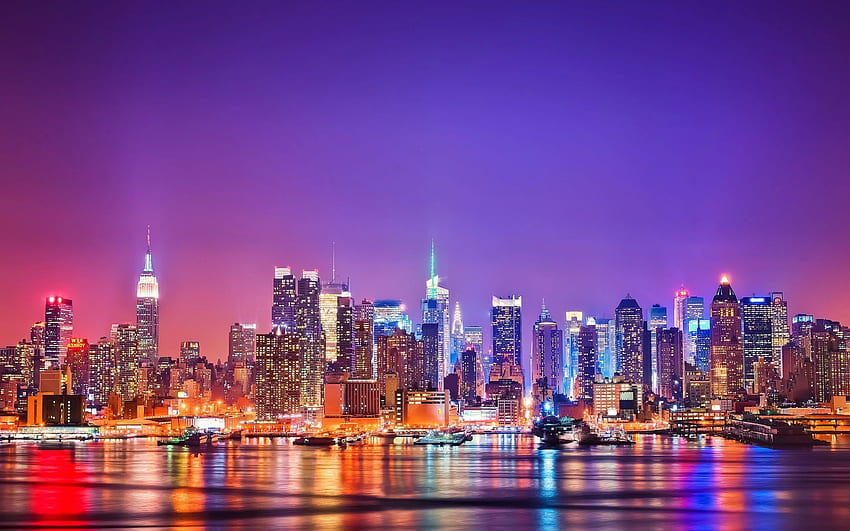 NYC Skyline Group, jolie ville de New York Fond d'écran HD