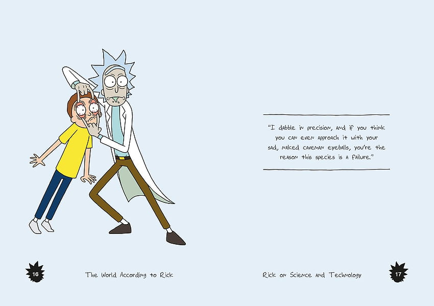 Rick i Morty cytaty o pracy Rick i Morty świat według Ricka 9781781576946 amazon, Sad Rick Sanchez Tapeta HD