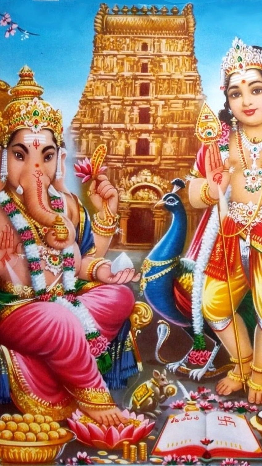 Murugan Vinayagar, God Ganesh, God Murugan HD phone wallpaper | Pxfuel