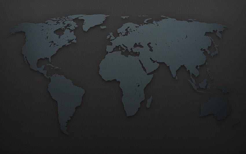 Welt, Karte, Dunkel, Hopping, Weltkarte / und mobiler Hintergrund HD-Hintergrundbild