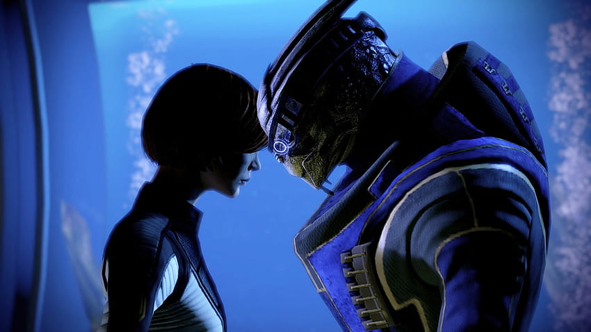 Video games Mass Effect Garrus Vakarian FemShep Commander Shepard | | 294515 | UP HD wallpaper
