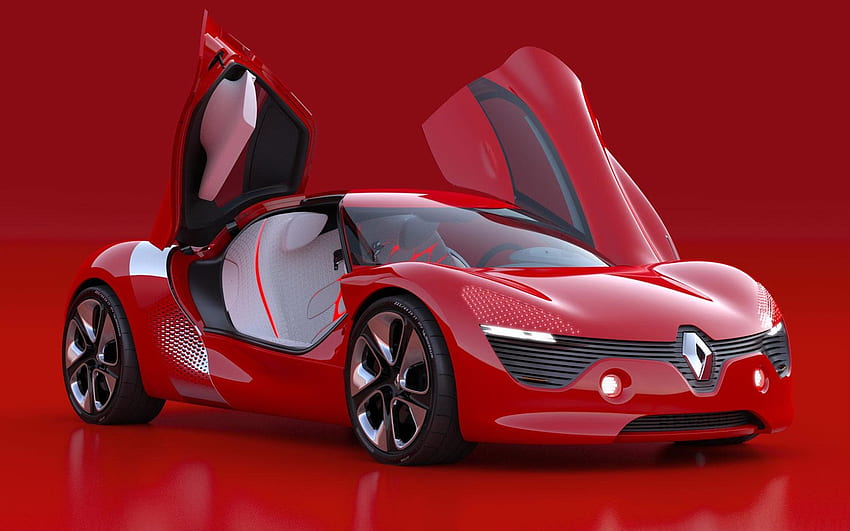 Renault, dezir, รถยนต์, สีแดง วอลล์เปเปอร์ HD