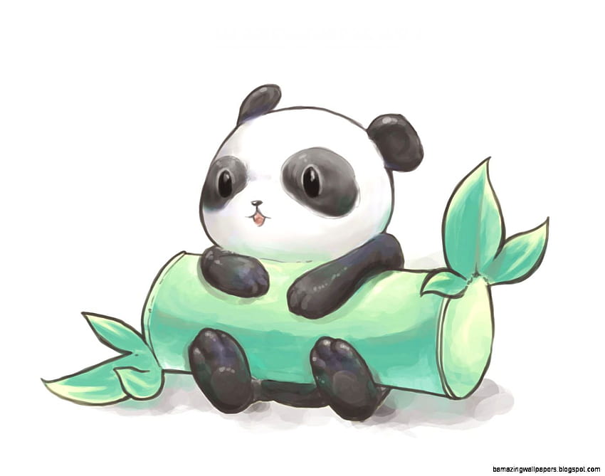 Sevimli Panda Çizimi Tumblr - Süper Sevimli Sevimli Karikatür Hayvanlar - , Hayvan Çizimi HD duvar kağıdı