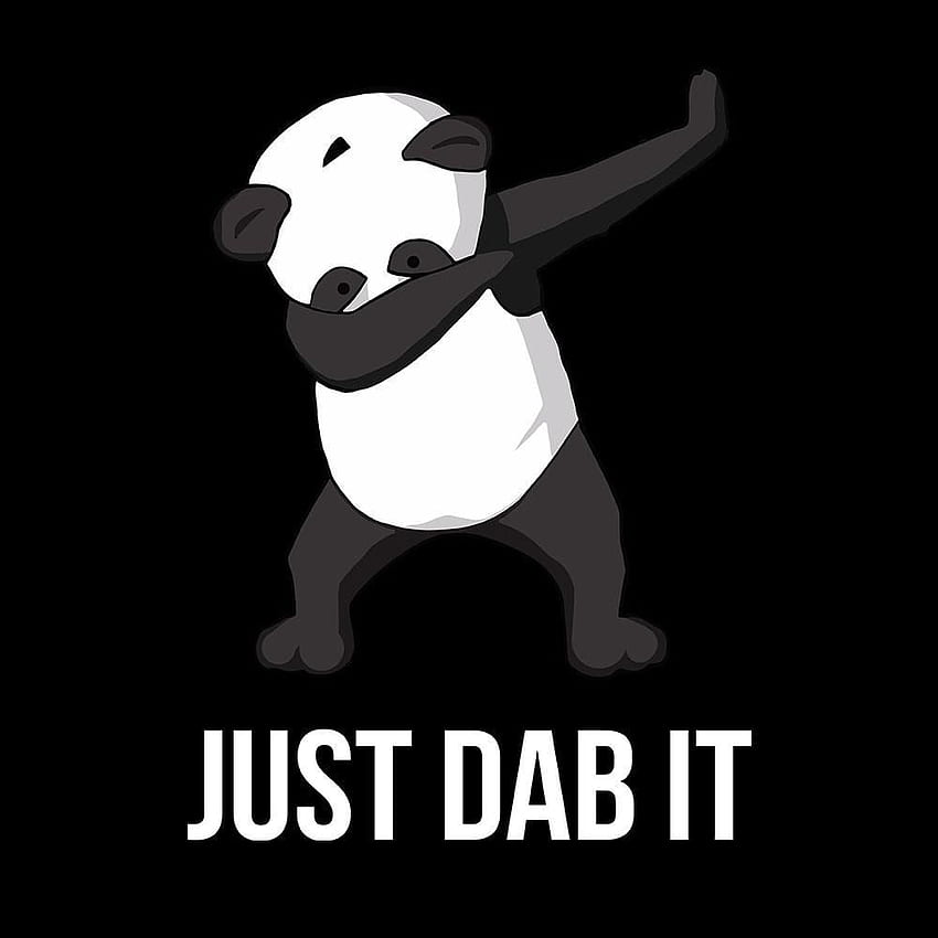 Panda Dabbing Spoof T Shirt Spoofytees การออกแบบ Dab ล่าสุด วอลล์เปเปอร์โทรศัพท์ HD