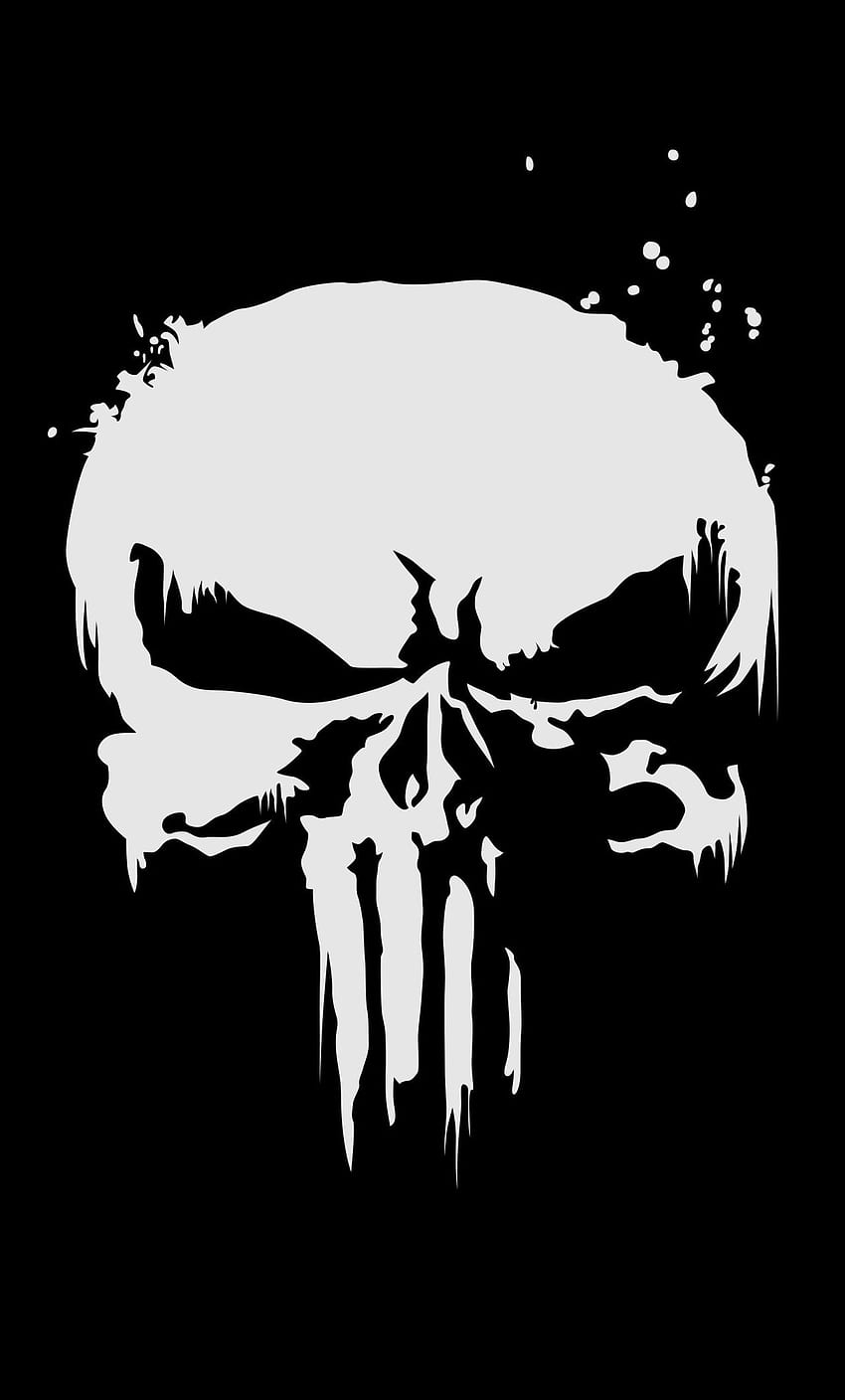 The Punisher Logo iPhone HD phone wallpaper