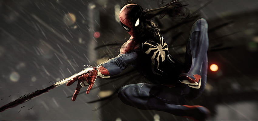 spiderman ps4 игри HD тапет