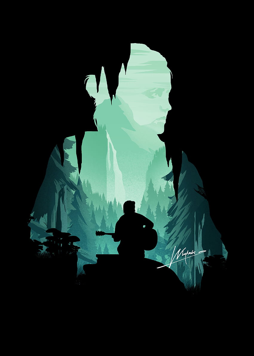 Ellie The Last of Us 2' Metal Poster Print - whyadiphew. Показване на 2021 г. Пълно, Papéis de parede de jogos, Arte de jogos, Cool Illustration HD тапет за телефон