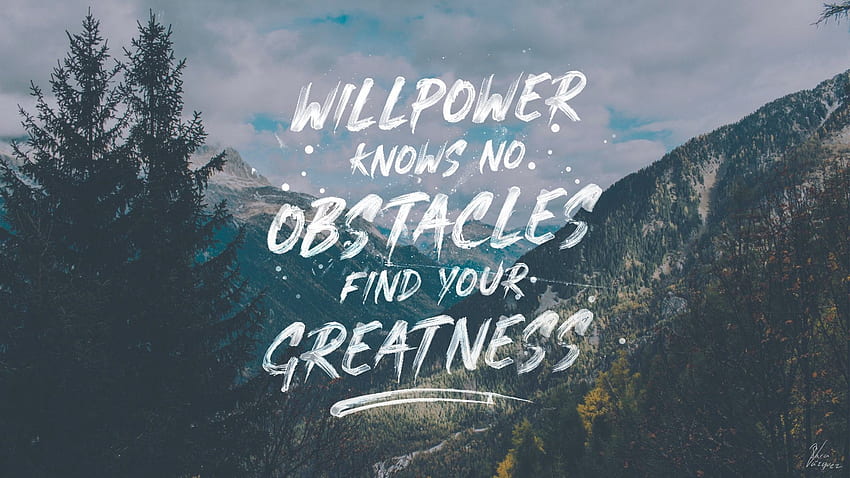 stock of forest, phrase,, Willpower HD wallpaper