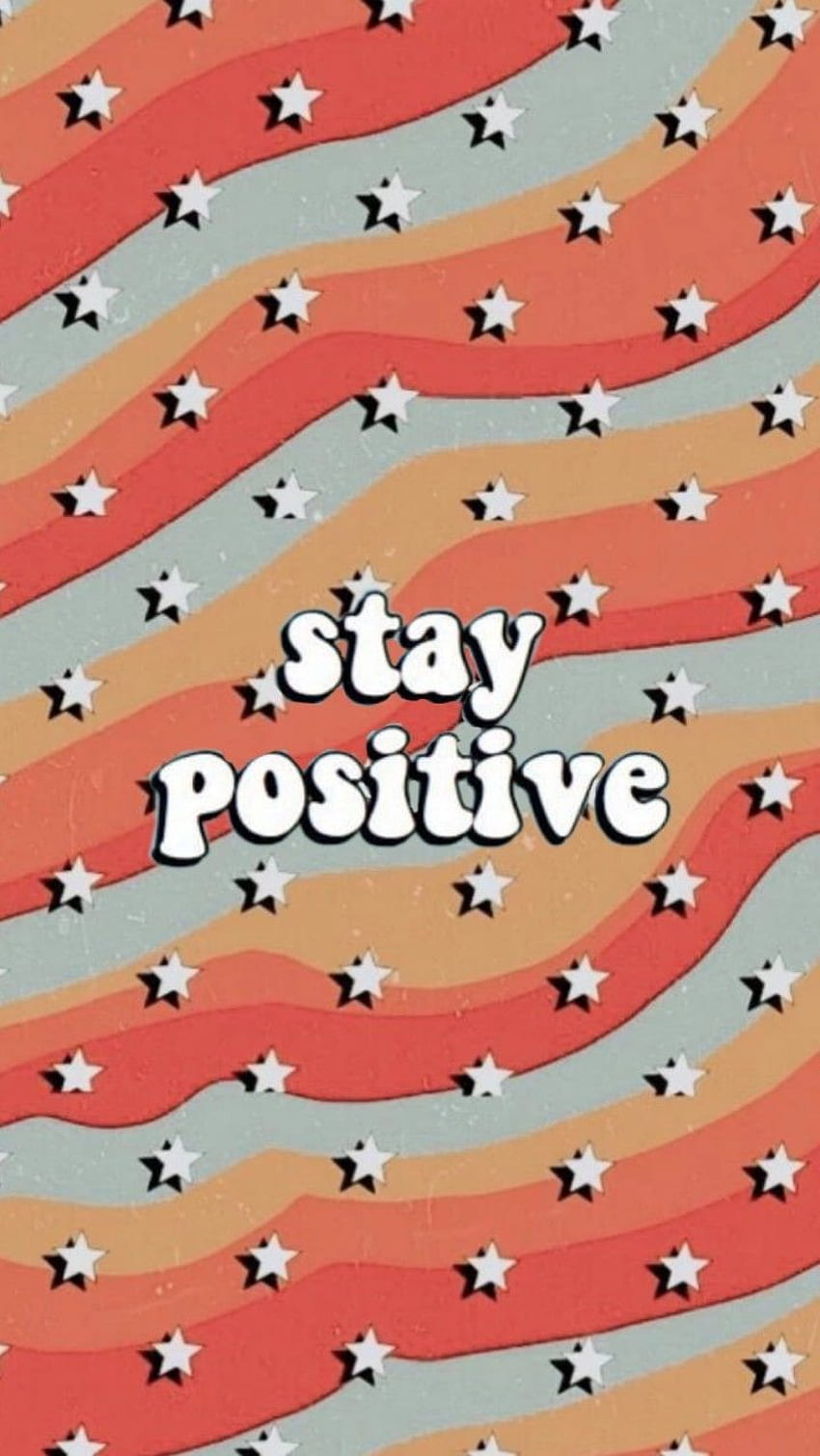 Aesthetic Stars Stay Positive 90s Edit Aesthetic Rainbow. Wall Collage, Aesthetic , Iphone Cute, Postive Aesthetic HD phone wallpaper