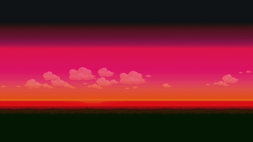 Landscape - 16 Bit Game Background - -, 8 Bit Game HD wallpaper