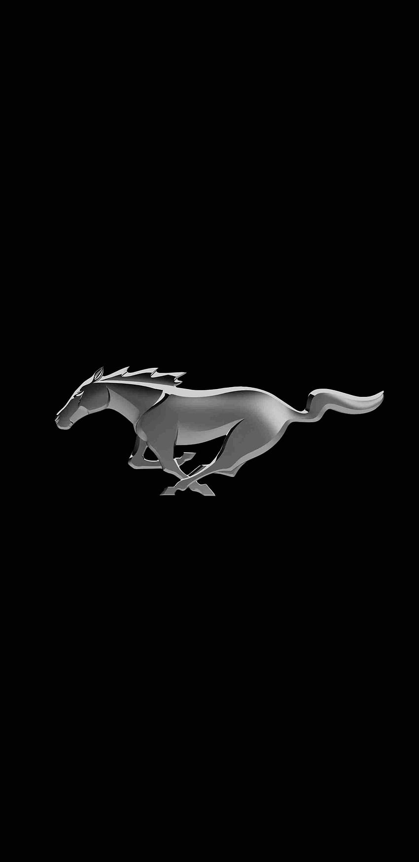Logo Ford Mustang, t, Emblema Mustang Sfondo del telefono HD