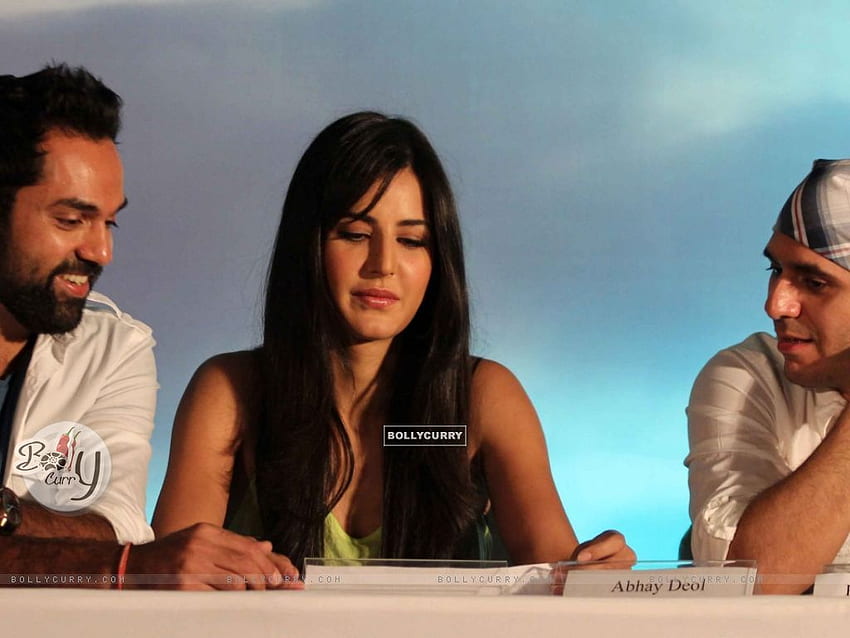 - Katrina Kaif and Abhay Deol at 'Zindagi Na Milegi Dobara' movie first look launch size: HD wallpaper